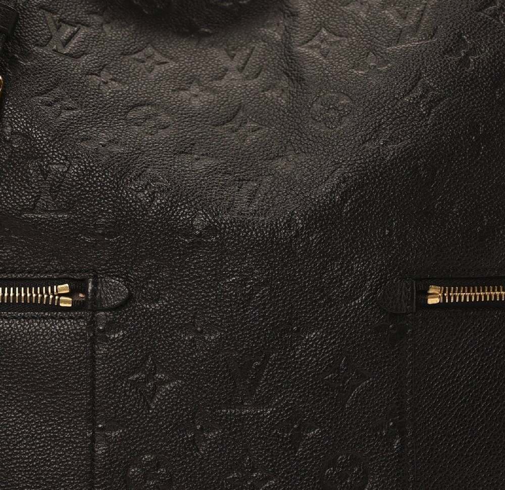 💋Louis Vuitton Melie Monogram Empreinte Leather Hobo Bag Noir Black - Picture 7 of 9